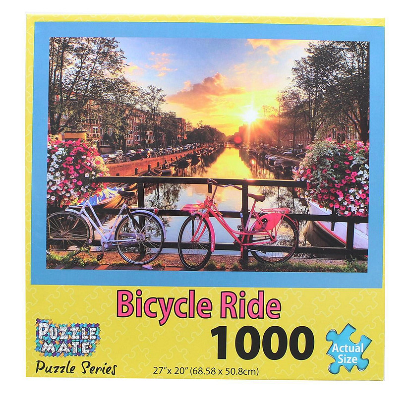 Bicycle Ride 1000 Piece Jigsaw Puzzle Image