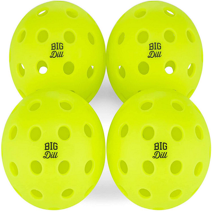 Big Dill Pickleball Co. Relish Outdoor Pickleball Balls (Pack of 4) Image