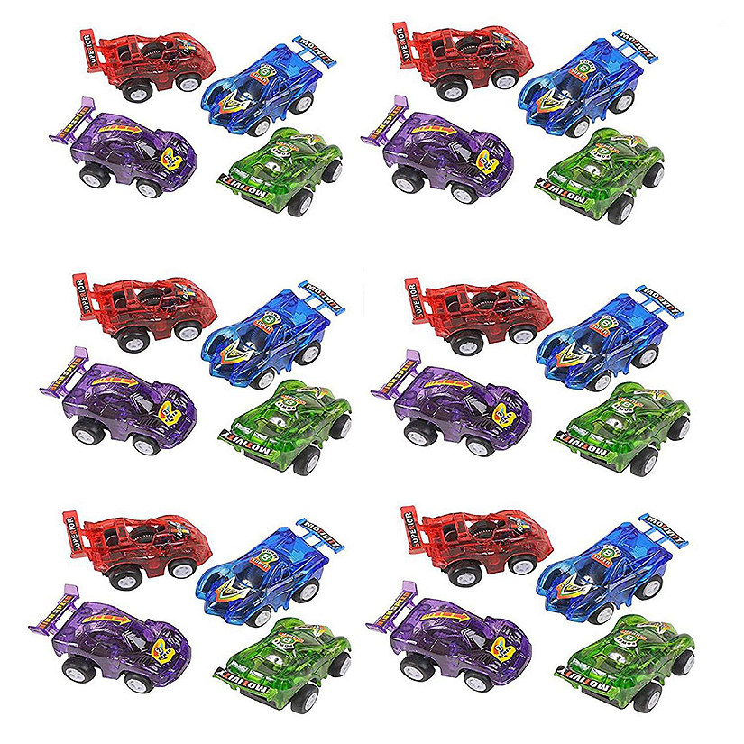 Big Mo's Toys 2.5" Party Pack Assorted Pull Back Racing Cars - 24 Pieces Image