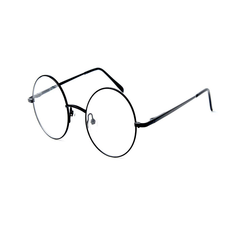 Big Mo's Toys Wizard Glasses - Round Wire Costume Glasses Accessories for Dress Up - 1 Pair Image