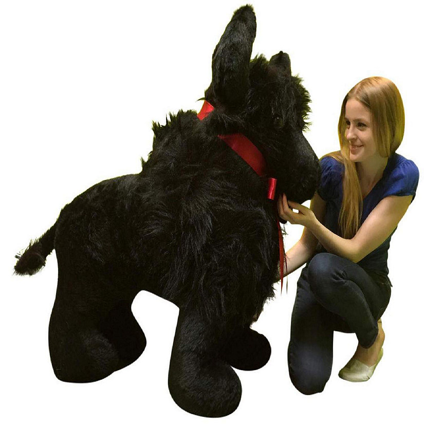 Big Teddy Giant Stuffed Black Buffalo 44 Inches Plush Image
