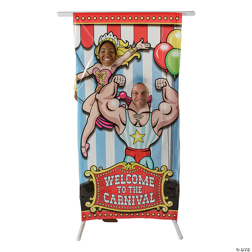 Big Top Couple Stand-In Door Banner & Frame Kit - 2 Pc. Image