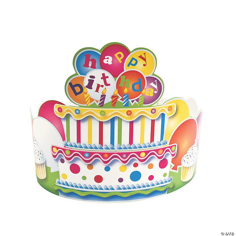 Birthday Crowns - 12 Pc. Image