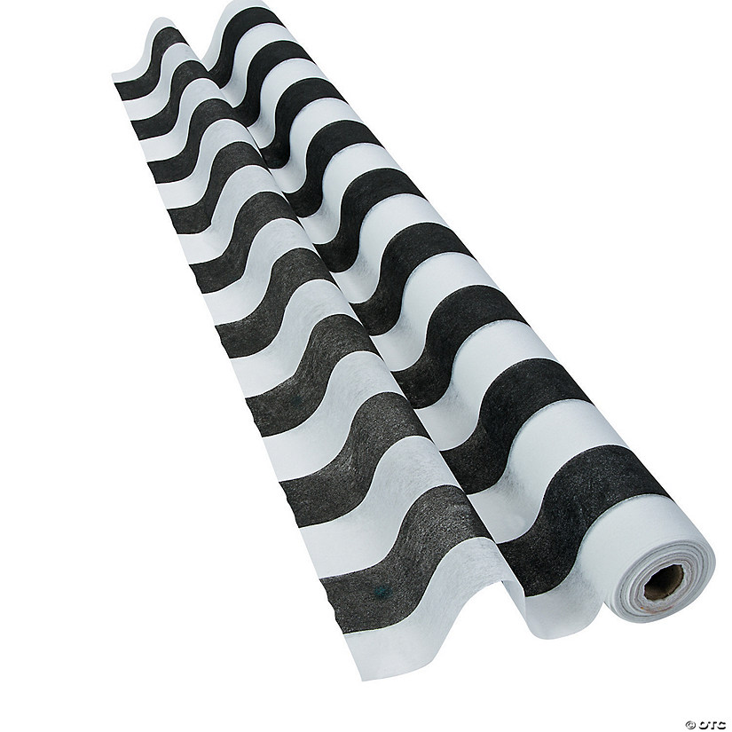 Black & White Striped Gossamer Roll Image