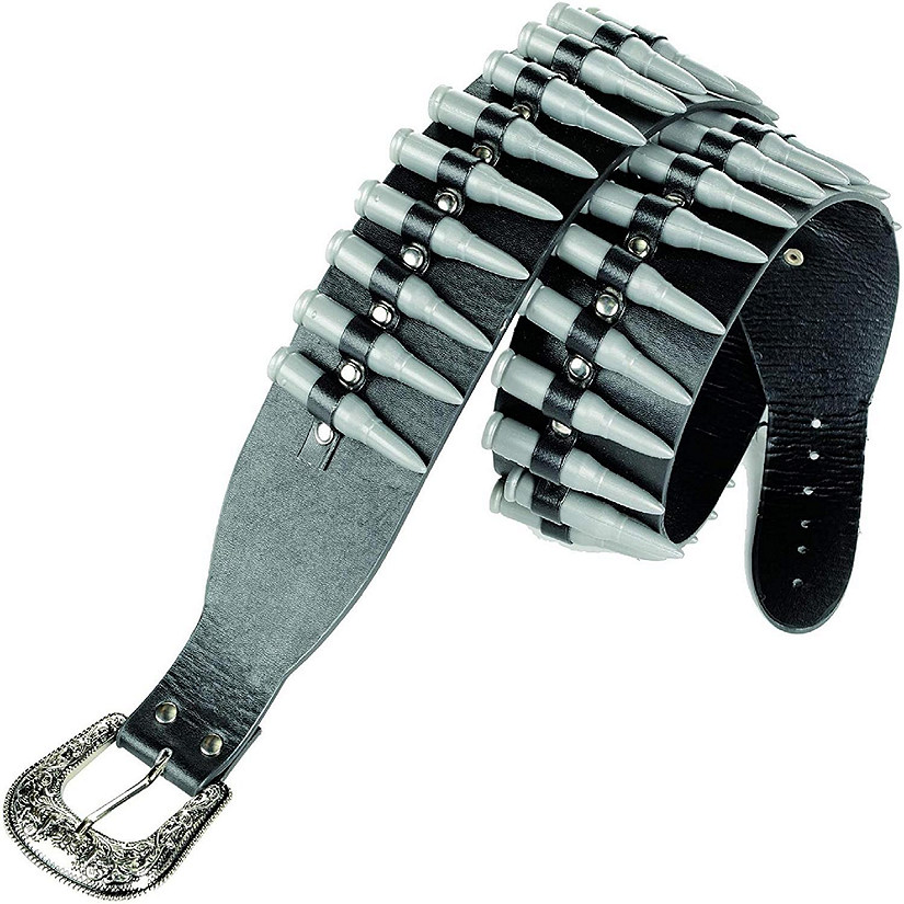 Black Bullet Belt Adult Costume Accessory Image