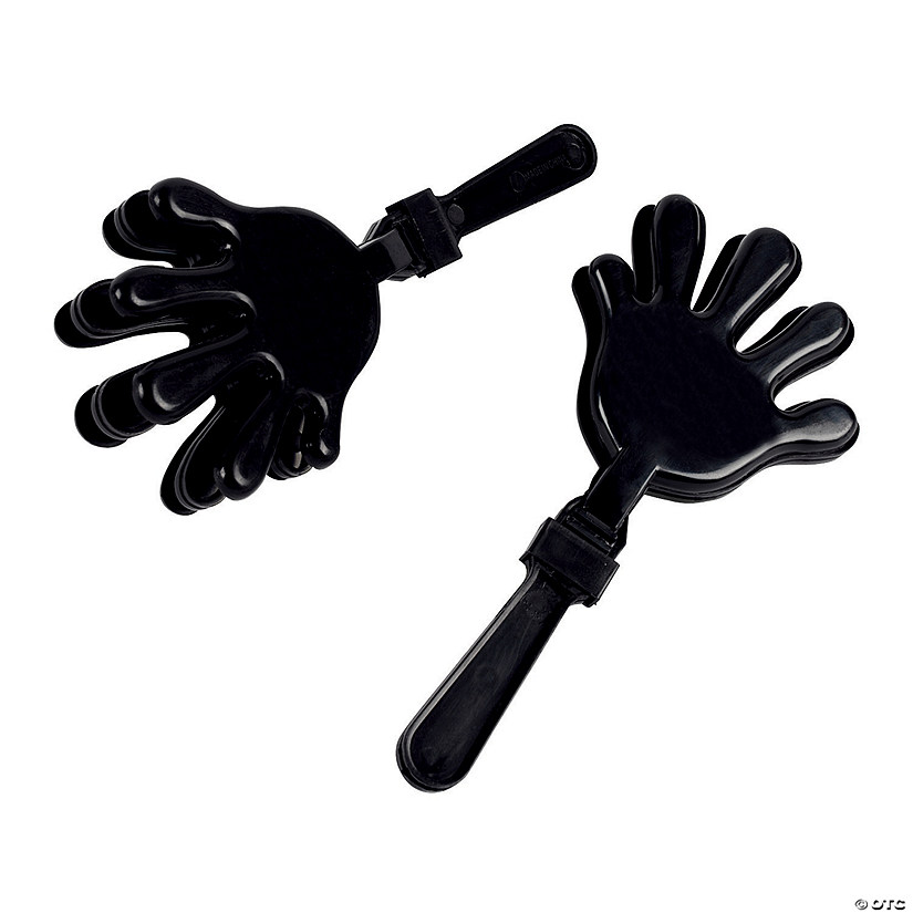 Black Hand Clappers - 12 Pc. Image