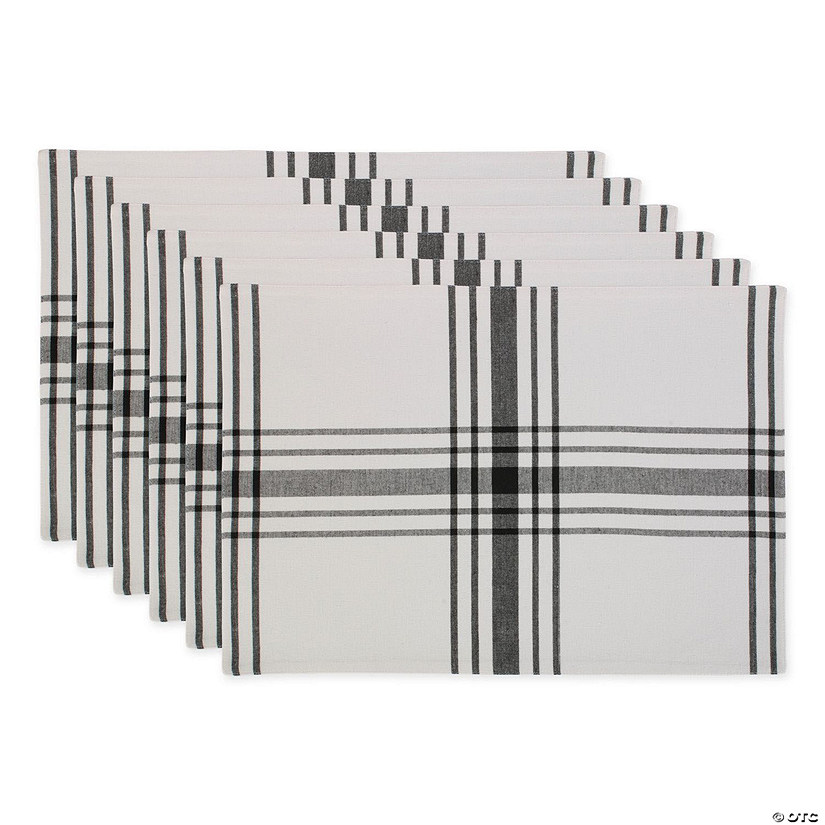 Black Home Sweet Farmhouse Placemat (Set Of 6) Image