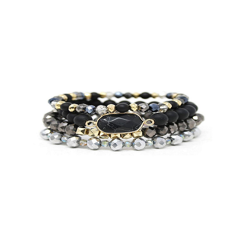 Black Imperial Turquoise stone Bracelet Image
