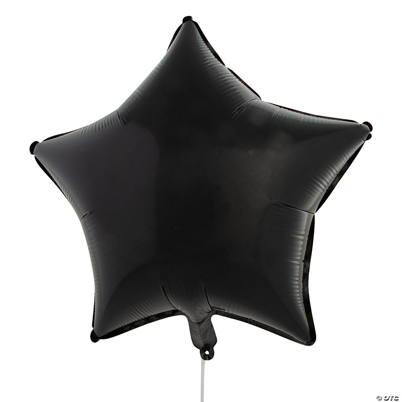 Black Star 18" Mylar Balloon Image