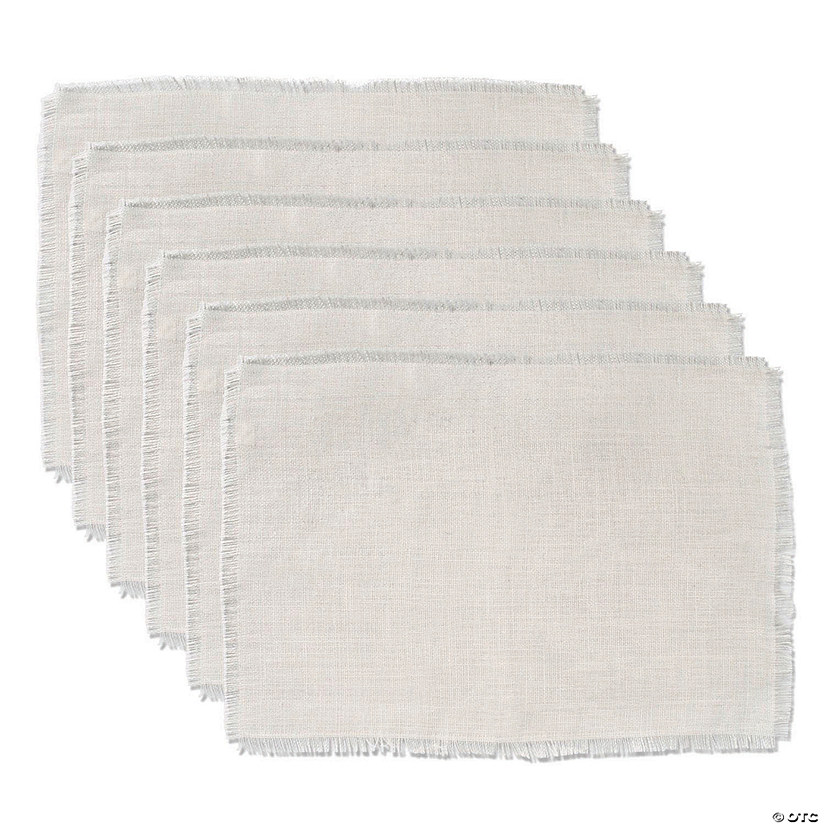 Bleached Jute Placemat (Set Of 6) Image