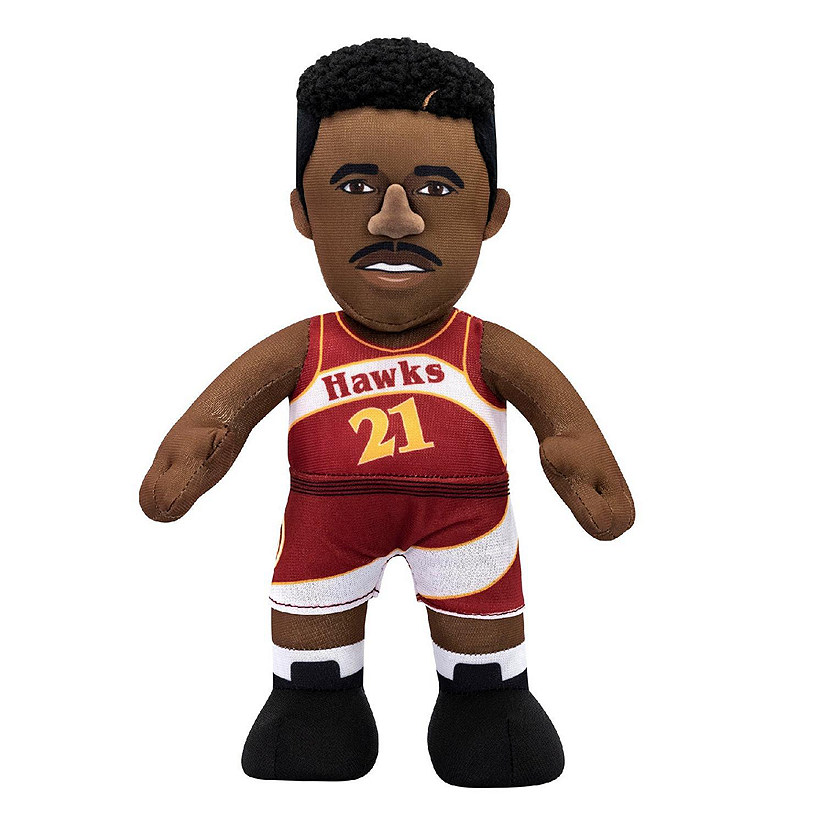 Bleacher Creatures Atlanta Hawks Dominique Wilkins 10" NBA Plush Figure - A Legend for Play and Display Image