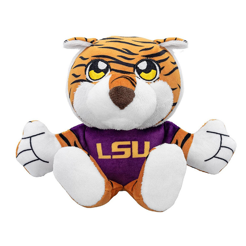 Bleacher Creatures LSU Mike the Tiger NCAA Mascot Kuricha Sitting Plush - Soft Chibi Inspired Mascot Image