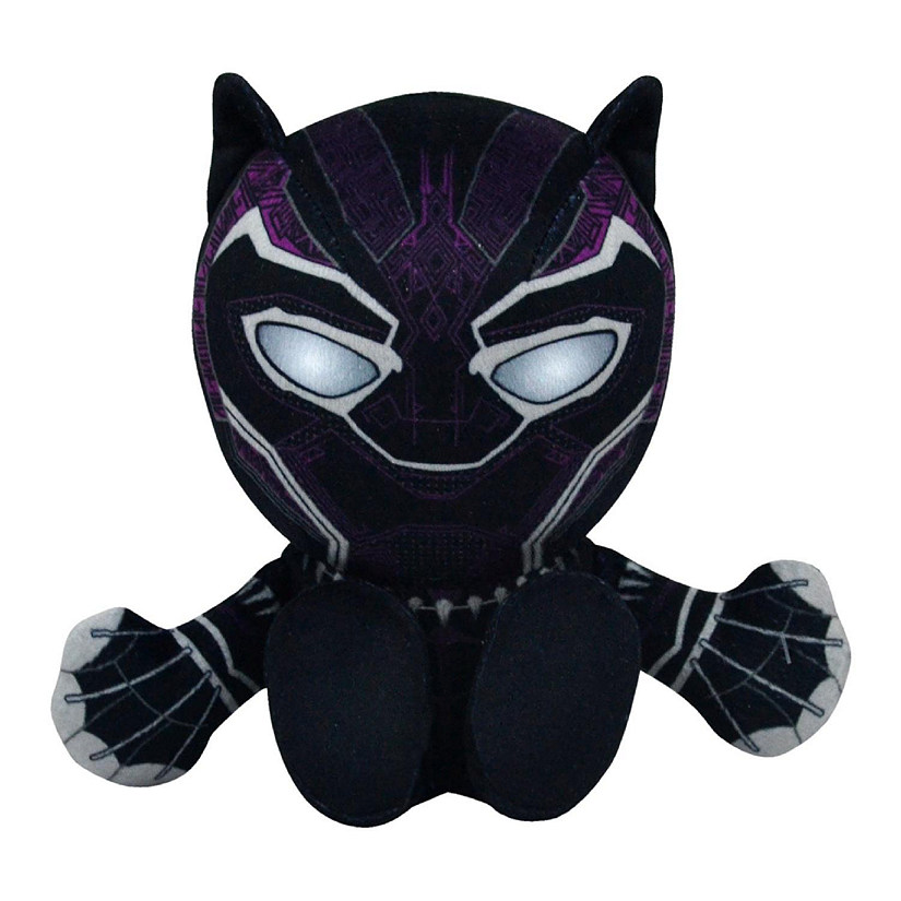 Bleacher Creatures Marvel Black Panther Kuricha Sitting Plush - Soft Chibi Inspired Plush Image