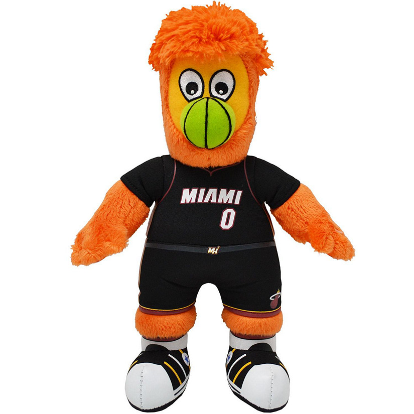 Bleacher Creatures Miami Heat Burnie 10" NBA Plush Figure - A Mascot for Play or Display Image