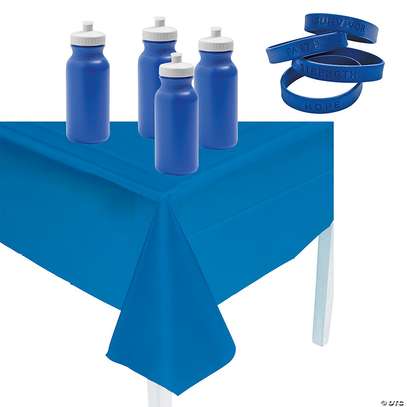 Blue Awareness Giveaway Table Kit - 99 Pc. Image