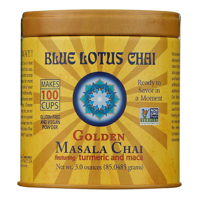 Blue Lotus - Masala Chai Golden - Case of 6 - 3 OZ Image