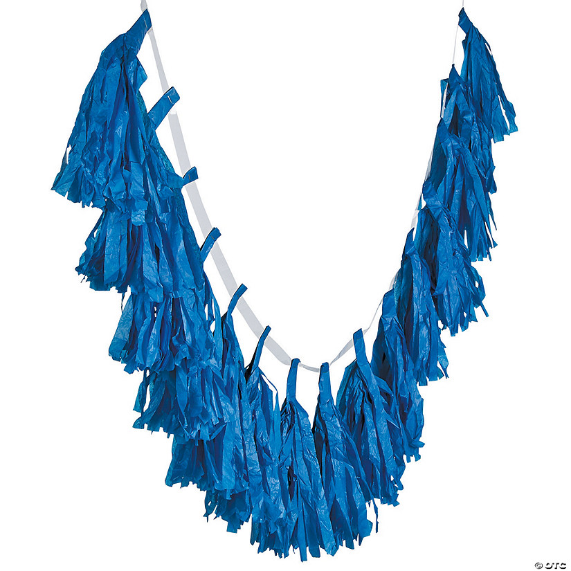 Blue Tassel Garland Image