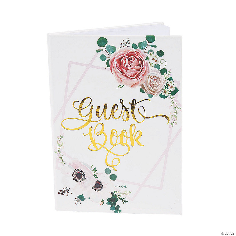 Blush Floral Guest Book Image
