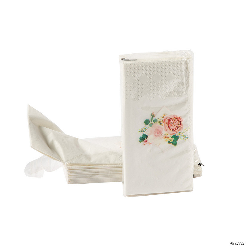 Blush Floral Tissue Packs - 10 Pc. Image