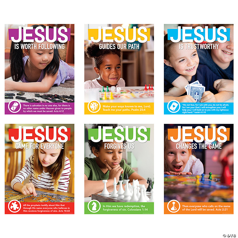 Board Game VBS Posters - 6 Pc. Image