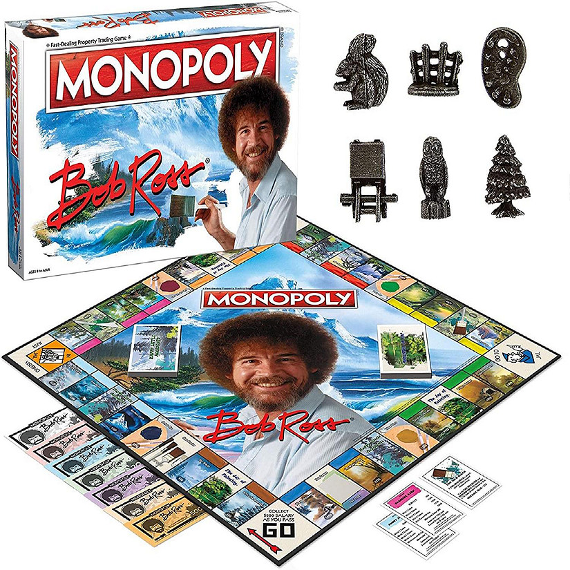 Bob Ross Monopoly Board Game  For 2-6 Players Image