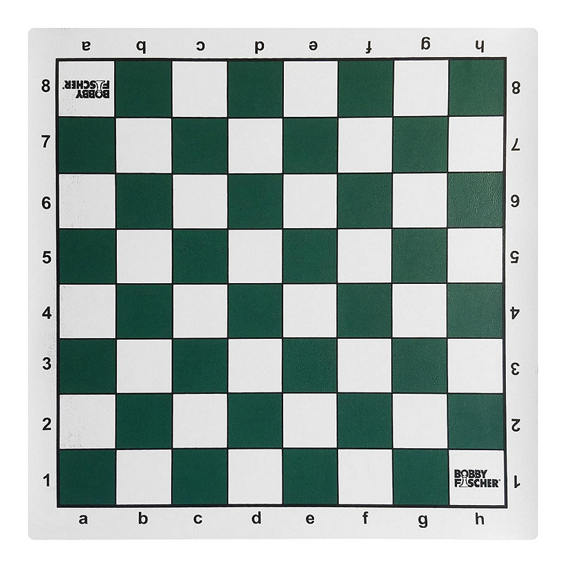 Bobby Fischer Green Vinyl Tournament Chess Board, 20 in. Image