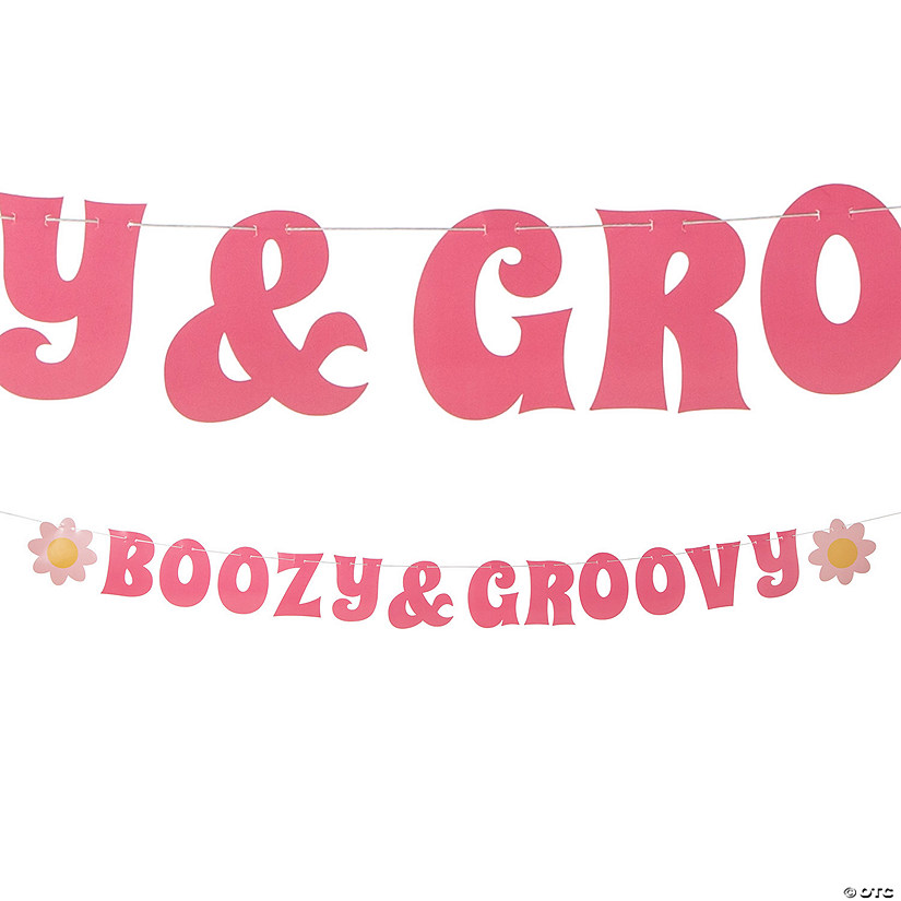 Boozy & Groovy Bachelorette Party Garland Image