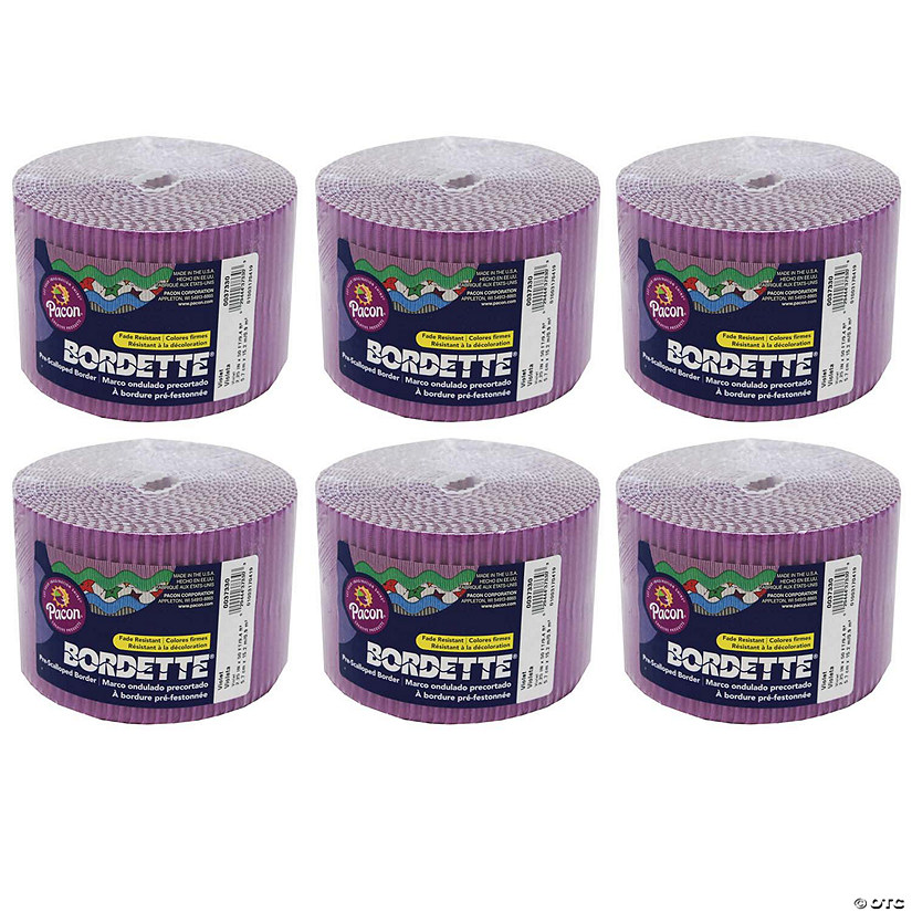 Bordette Decorative Border, Violet, 2-1/4" x 50', 6 Rolls Image