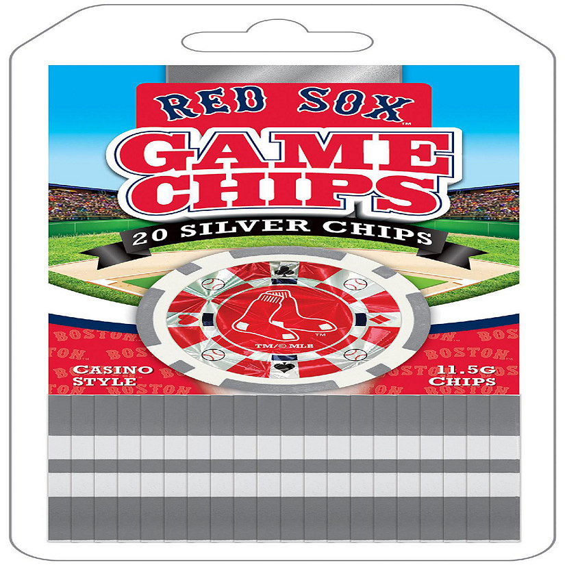 Boston Red Sox 20 Piece Poker Chips Image