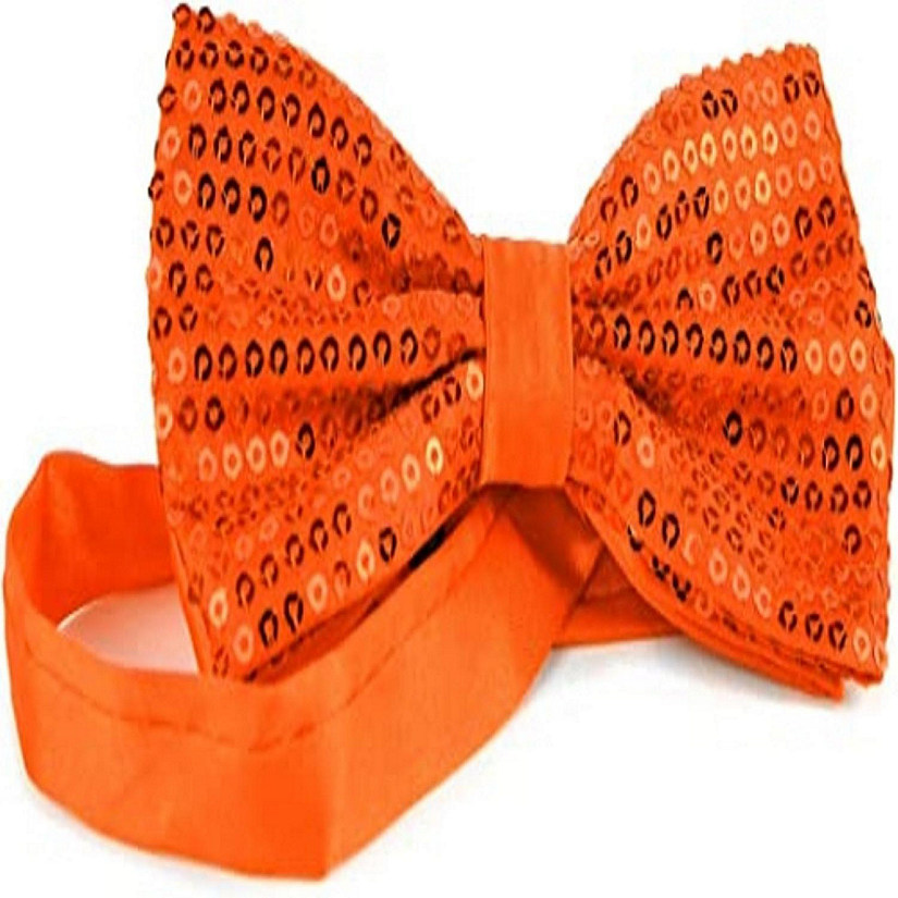 Boxed Gifts  Orange 2.5 Men's  Sparkle Bow Ties Image