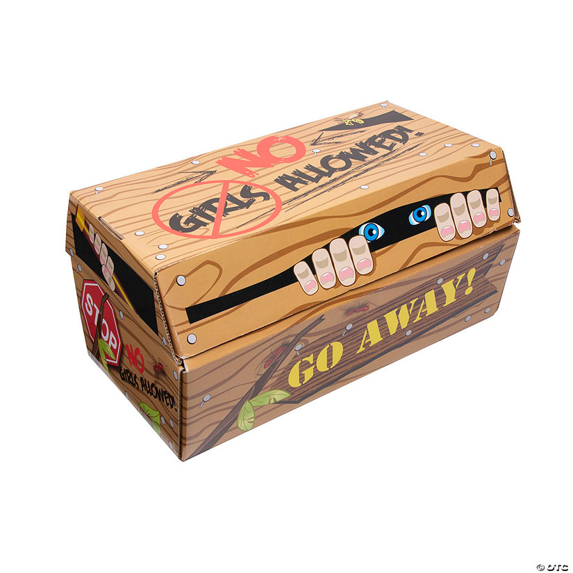 Boys Only Clubhouse Treasure Chest Box Image