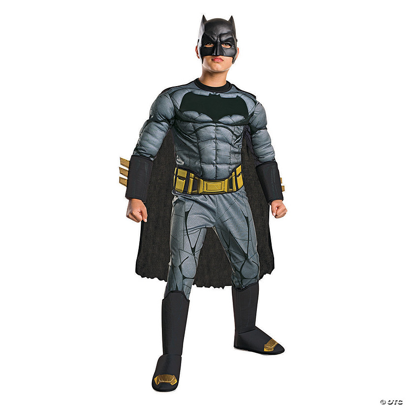 Boy's Premium Muscle Chest Batman Costume Image