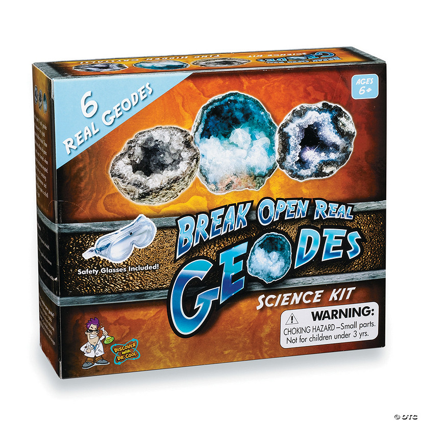 Break Open Real Geodes - 6 Geodes Image