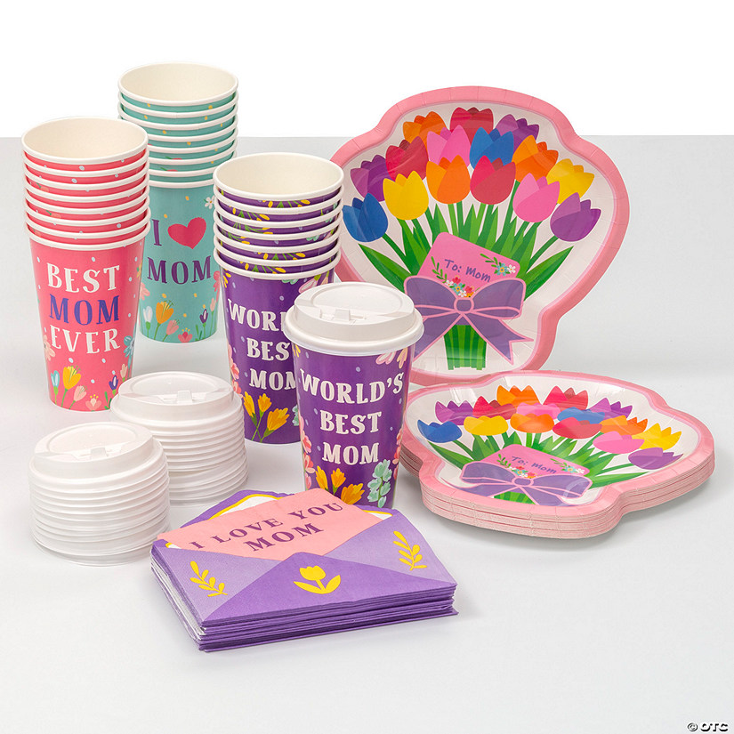 Breakfast with Mom Tableware Kit for 24 Image