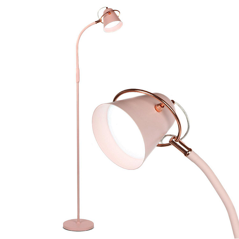 BRIGHTECH PLUS ZOEY LED READING FLOOR LAMP- PINK - 65" Image