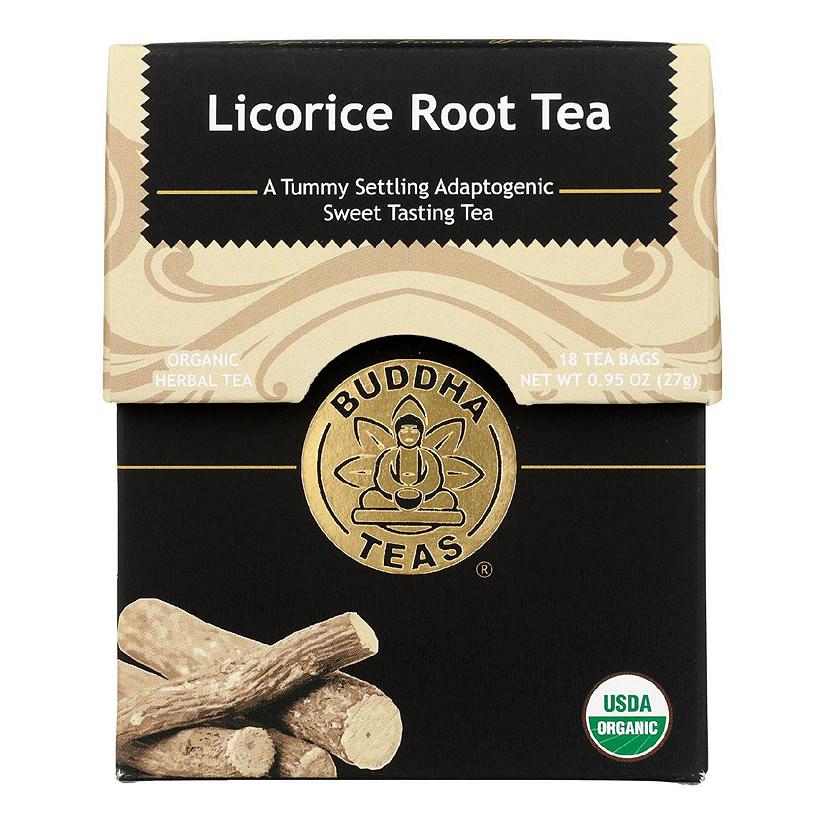 Buddha Teas - Tea Organic Licorice Root - Case of 6 - 18 BAG Image