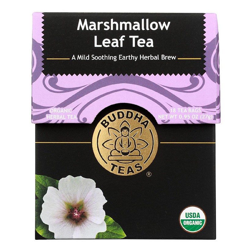 Buddha Teas - Tea Organic Marshmallow - Case of 6 - 18 BAG Image