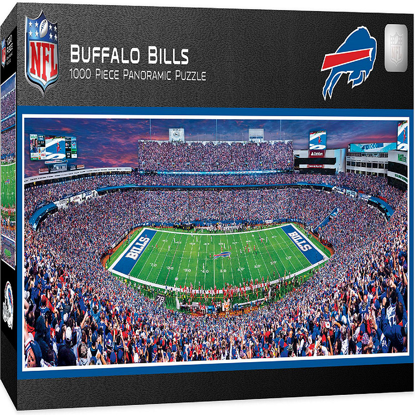 Buffalo Bills - 1000 Piece Panoramic Jigsaw Puzzle - Center View Image