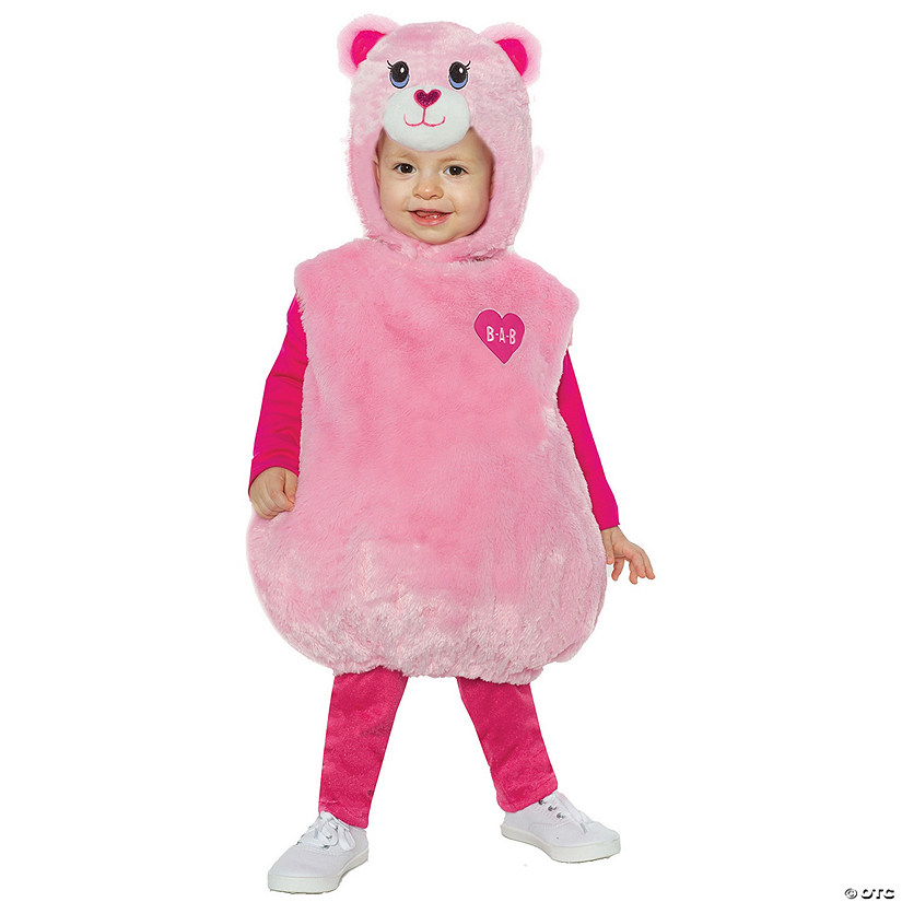 Build-A-Bear Pink Cuddles Teddy Belly Baby Image