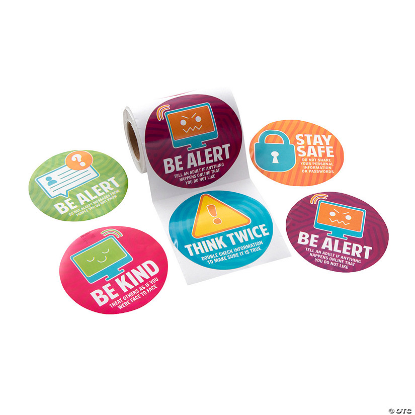 Bulk 100 Pc. Jumbo Digital Awareness Stickers Image