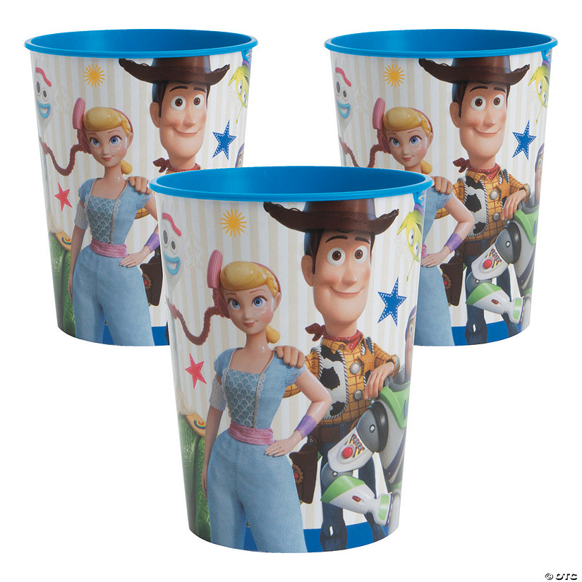 Bulk 12 Pc. Disney&#8217;s Toy Story 4&#8482; Reusable BPA-Free Plastic Favor Tumblers Image