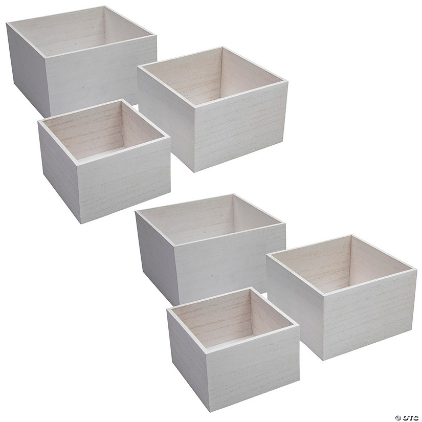 Bulk 12 Pc. White Storage Box Set Image