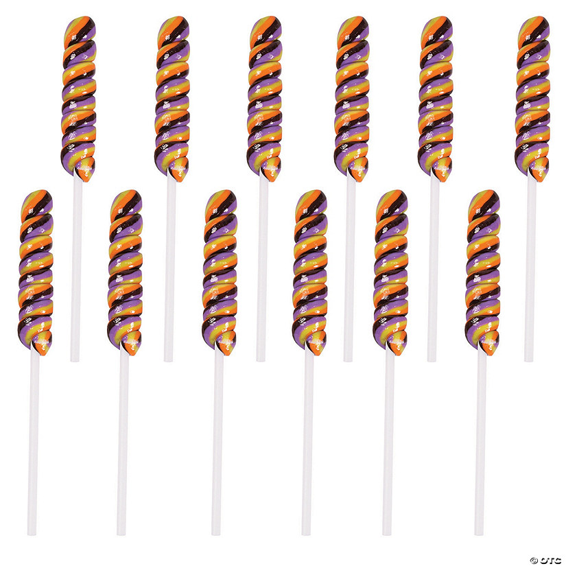 Bulk 144 Pc. Mini Brights Halloween Twisty Lollipops Image