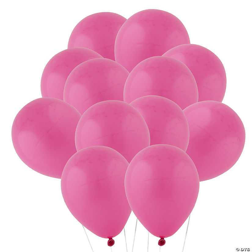 Bulk  144 Pc. Pink 5" Latex Balloons Image