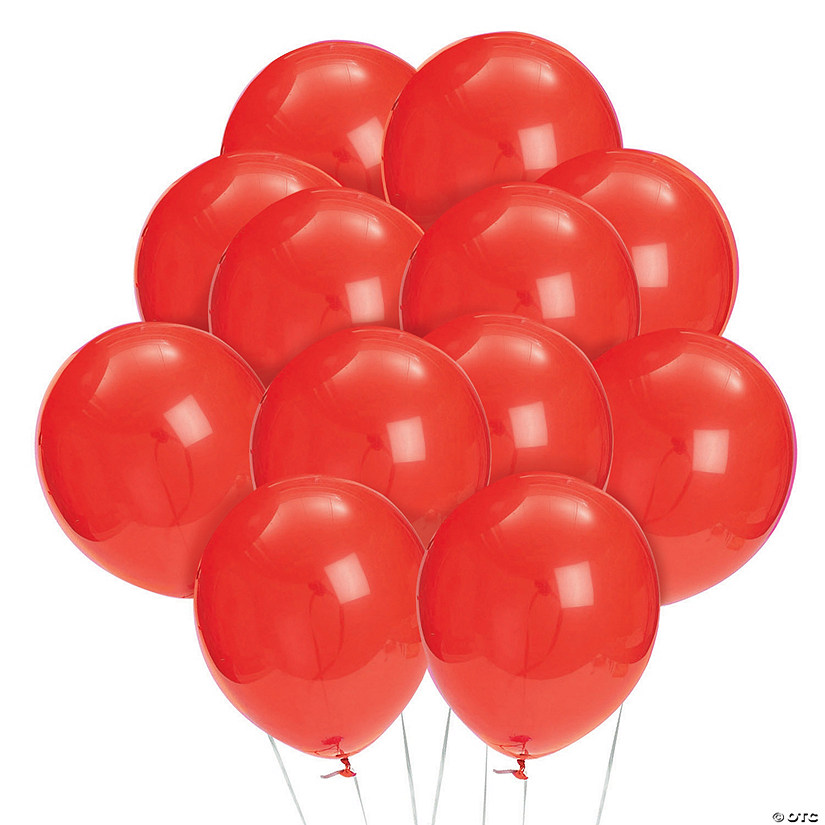 Bulk  144 Pc. Ruby Red 11" Latex Balloons Image