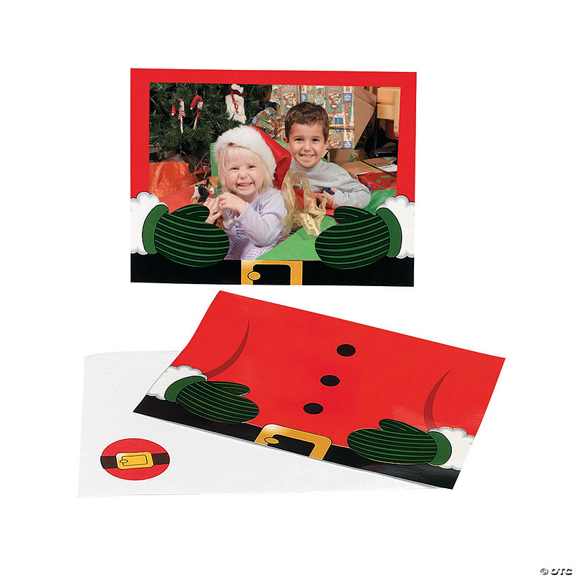 Bulk 144 Pc. Santa Photo Cards with Envelopes Image