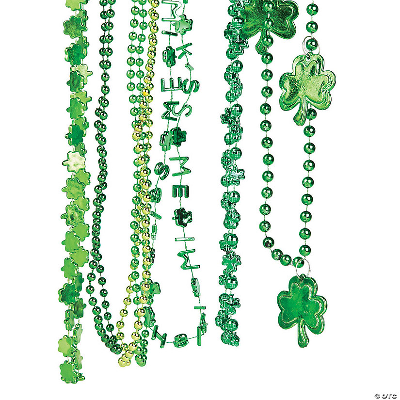 Bulk 144 Pc. St. Patrick&#8217;s Day Bead Necklace Assortment Image