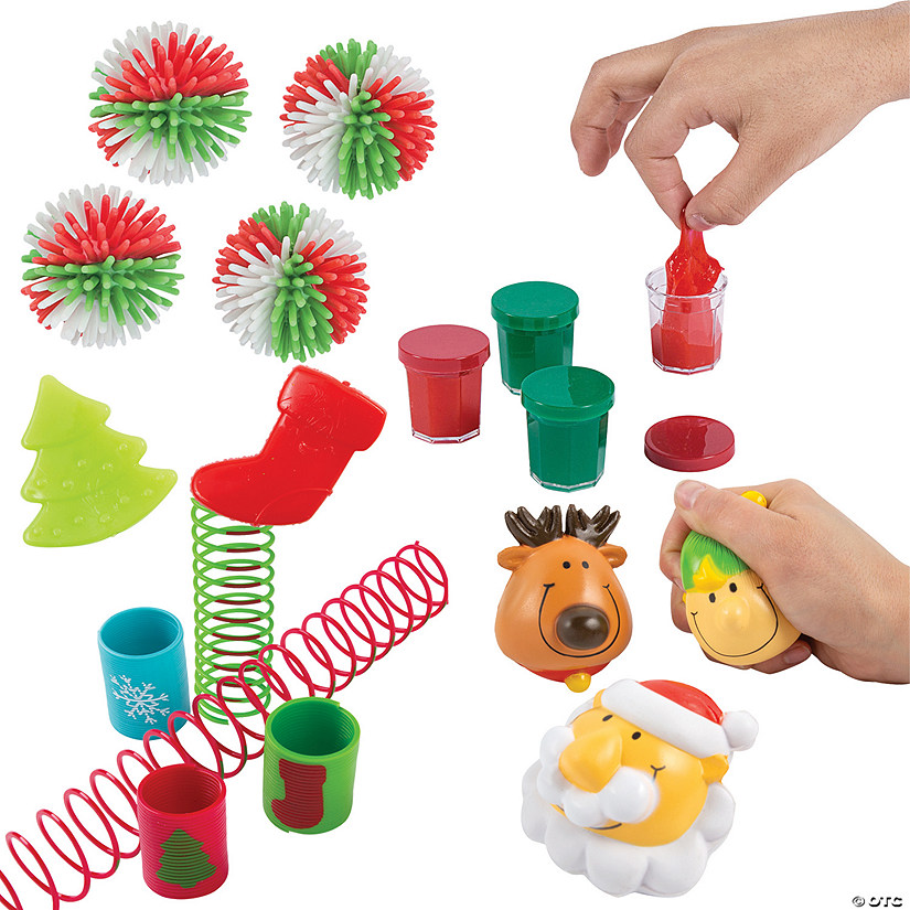 Bulk 156 Pc. Christmas Sensory Toys Kit Image