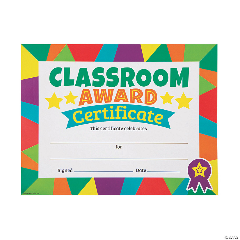 Bulk 180 Pc. Classroom Award Certificates Image