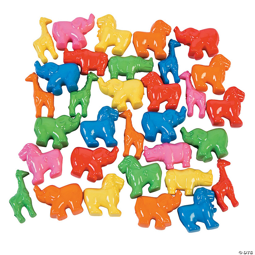 Bulk 200 Pc. Zoo Animal Pony Beads Image